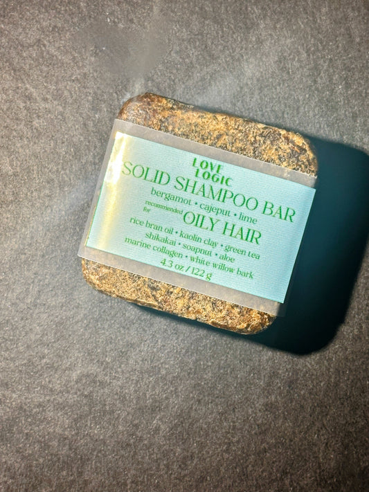 Shampoo Bar for OILY hair - big 4.3 oz bar