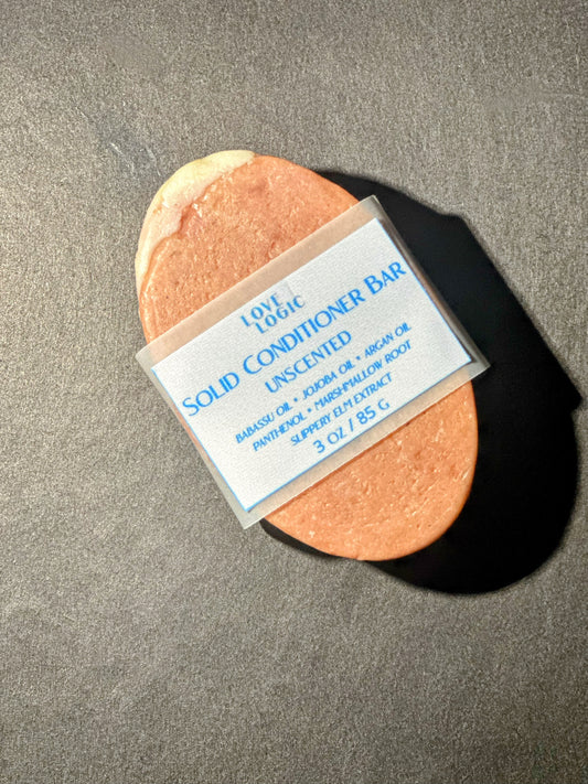 Conditioner Bar for ALL Hair Types - 3 oz, Unscented
