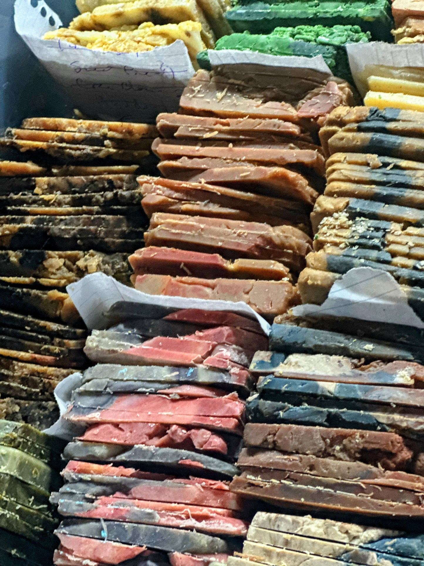 Soap Ends & Slices Sampler - 12 different, random slices per pack plus soap saver bag