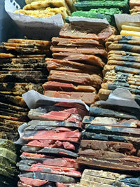 Soap Ends & Slices Sampler - 12 different, random slices per pack plus soap saver bag