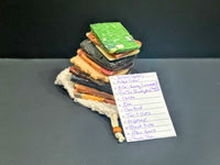 Soap Ends & Slices Sampler - 12 different, random slices per pack plus soap saver bag