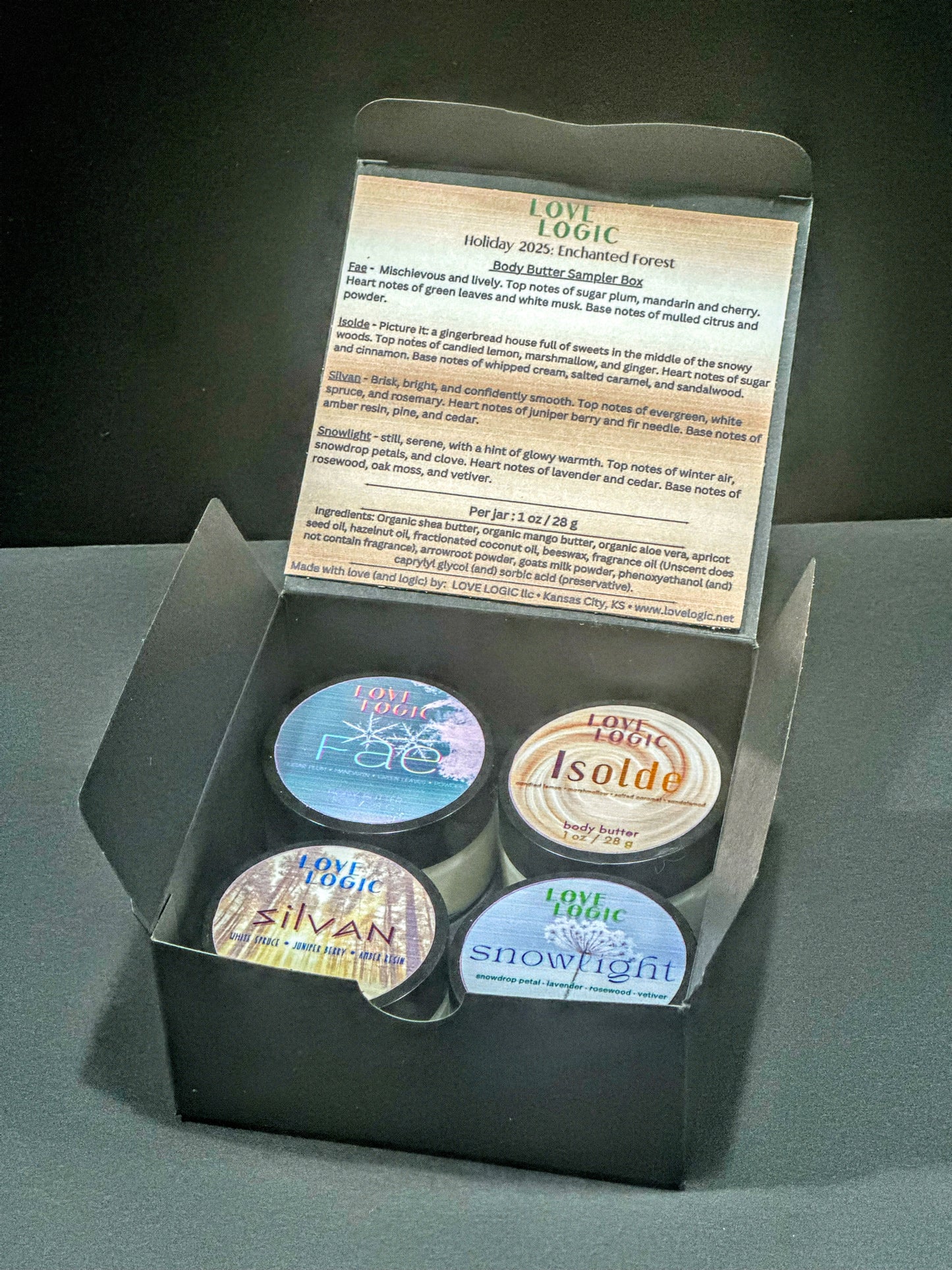 Winter Holiday Collection Body Butter Sampler Box