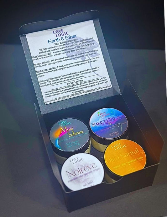 Earth & Ether Collection Body Butter Sampler Box
