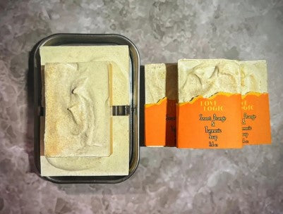 Sweet Orange & Turmeric Salt Soap