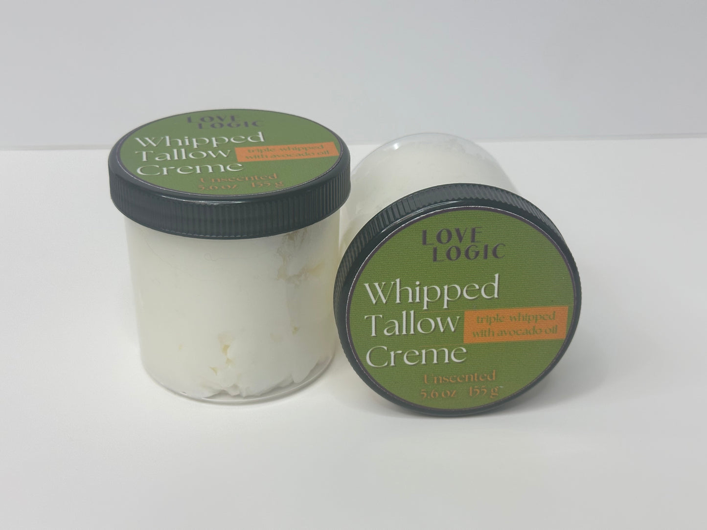 Whipped Tallow Body Cream - with avocado oil - 5.6 oz